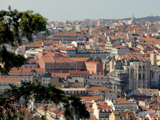 Fototapeta premium Blick über die Altstadt von Lissabon