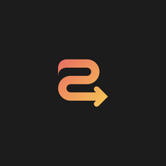 R Logo Rounded with Arrow