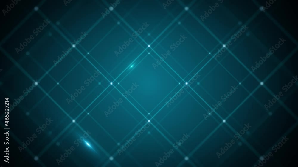Poster abstract technology background with grid data zooming in loop/ 4k animation of an abstract minimal t