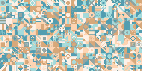 Fototapeta premium Colorful Geometric background for your design. Template for design, banner, flyer, business card, poster, wallpaper, brochure, smartphone screen, mobile app