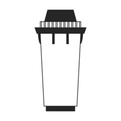 Filter jug vector icon.Black vector icon isolated on white background filter jug.