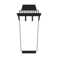 Filter jug vector icon.Black vector icon isolated on white background filter jug.