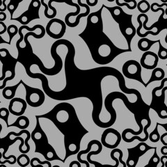 forth dimension pattern on a neutral mid-grey coloured background