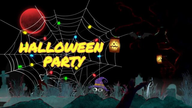 Escena terror&iacute;fica para Halloween