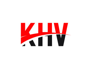 KHV Letter Initial Logo Design Vector Illustration