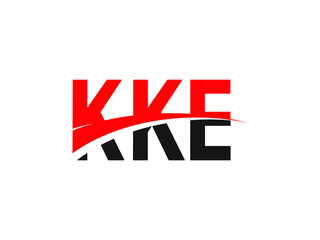 KKE Letter Initial Logo Design Vector Illustration