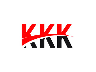 KKK Letter Initial Logo Design Vector Illustration