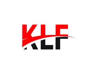 KLF Letter Initial Logo Design Vector Illustration