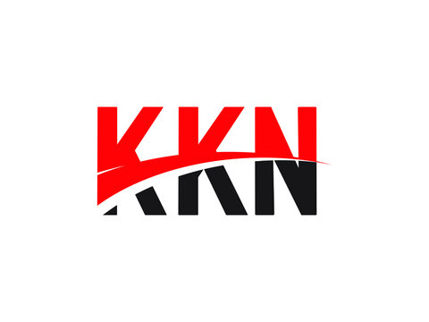 KKN Letter Initial Logo Design Vector Illustration