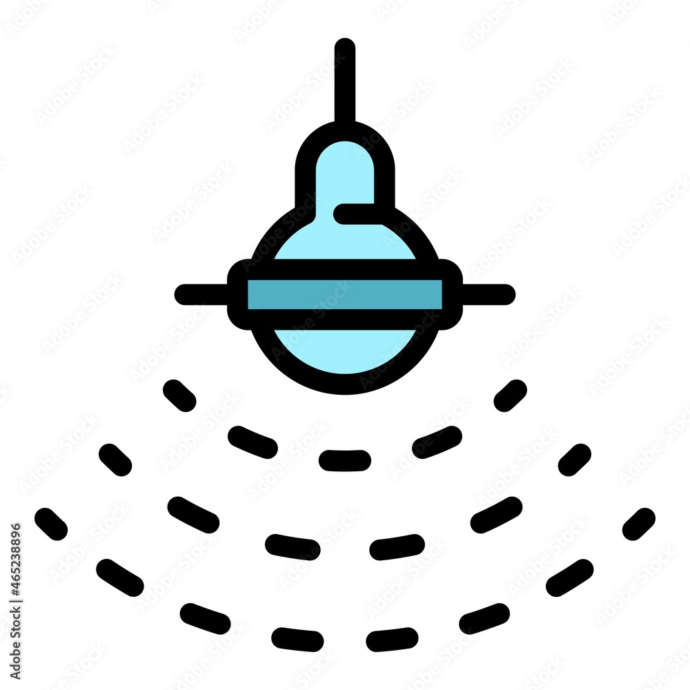 Aufkleber depth souder icon. outline depth souder vector icon color flat isolated