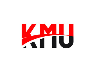 KMU Letter Initial Logo Design Vector Illustration