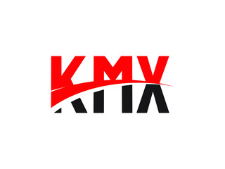 KMX Letter Initial Logo Design Vector Illustration