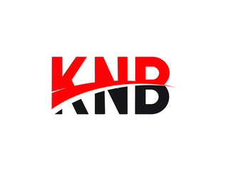 KNB Letter Initial Logo Design Vector Illustration
