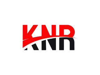 KNR Letter Initial Logo Design Vector Illustration