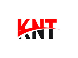 KNT Letter Initial Logo Design Vector Illustration