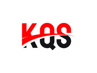 KQS Letter Initial Logo Design Vector Illustration