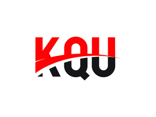 KQU Letter Initial Logo Design Vector Illustration