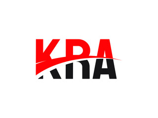 KRA Letter Initial Logo Design Vector Illustration
