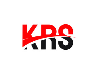 KRS Letter Initial Logo Design Vector Illustration