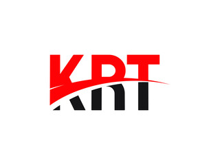 KRT Letter Initial Logo Design Vector Illustration
