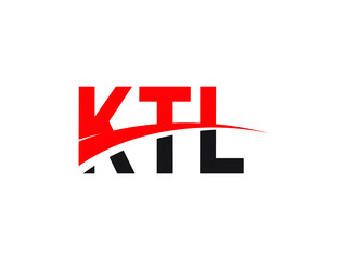 KTL Letter Initial Logo Design Vector Illustration