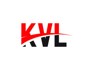 KVL Letter Initial Logo Design Vector Illustration