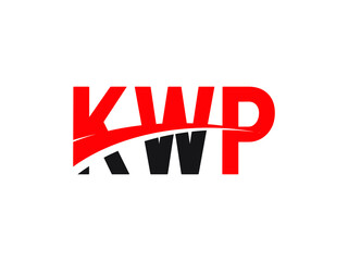 KWP Letter Initial Logo Design Vector Illustration