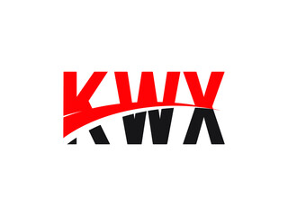 KWX Letter Initial Logo Design Vector Illustration