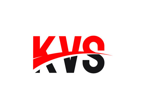 KVS Letter Initial Logo Design Vector Illustration