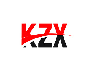 Fototapeta premium KZX Letter Initial Logo Design Vector Illustration