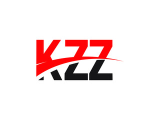 KZZ Letter Initial Logo Design Vector Illustration