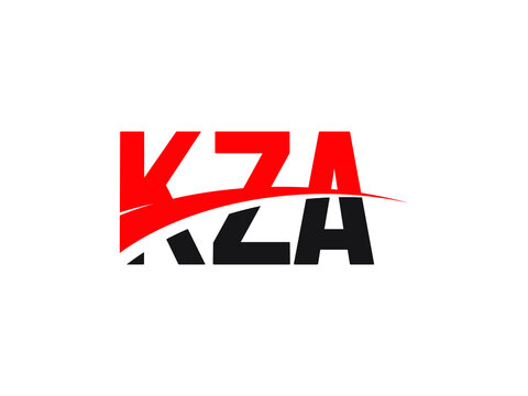 KZA Letter Initial Logo Design Vector Illustration
