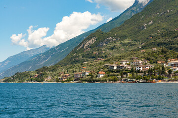 Fototapeta premium View of the Malcesine, Italy