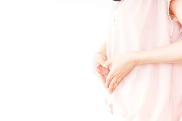 妊娠した女性
