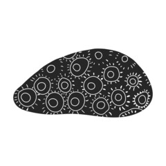 Coral vector black icon. Vector illustration reef of sea on white background. Isolated black illustration icon of coral reef .