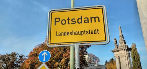 Potsdam, Ortsschild