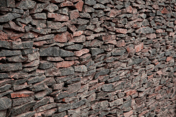 stone background. creative gray texture. colored mosaic. wall made of slabs