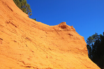 Les carrières d'œuvre de Roussillon, Vaucluse, France