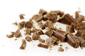 Pieces of chocolate