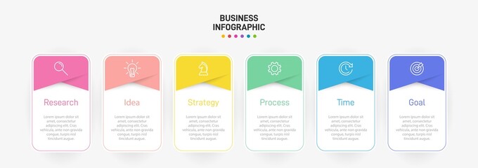 Infographic design with icons and 5 options or steps. Thin line vector. Infographics business concept. Can be used for info graphics, flow charts, presentations, web sites, banners, printed materials.
