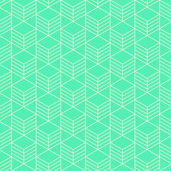 Cube seamless background. Vector illustration.