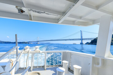 観潮船から見た景色　徳島県鳴門市　Scenery seen from the tide boat　Tokushima-ken Naruto city