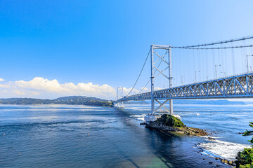 千畳敷から見た大鳴門橋　徳島県鳴門市　Naruto Bridge seen from the Senjojiki Tokushima-ken Naruto city