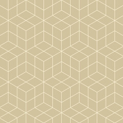 Cube seamless background. Vector illustration.