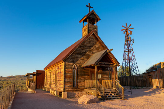 Ghost Town In Goldfield Arizona