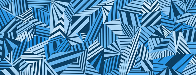 Abstract background of groups of lines in light blue colors
