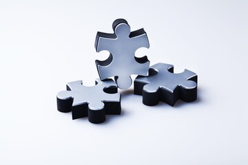 Three Puzzle Pieces