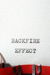 Backfire effect text