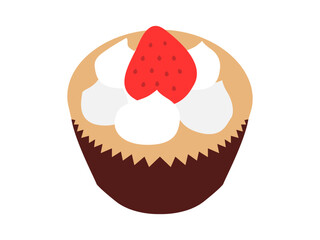 カップケーキ（バレンタイン、誕生日、苺）