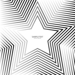 Star line Pattern. Geometric Star Background. Abstract star texture .  Vector abstract graphic design. New Year Christmas template.